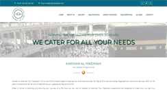 Desktop Screenshot of karwanalmadinah.com